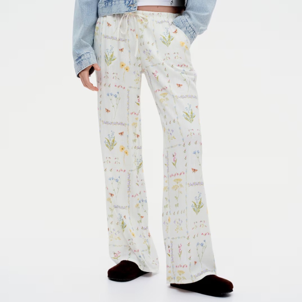 H&M Straight Leg Drawstrings Pants - Picture 1 of 9